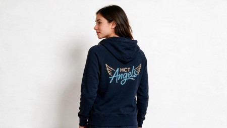 HTC Angels Hettejakke (Navy) med glitterlogo