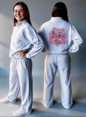 Mysen mini/Peewee lysegrå happy halfzip 