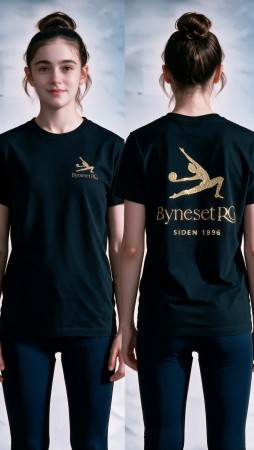 Byneset RG sort t-skjorte 