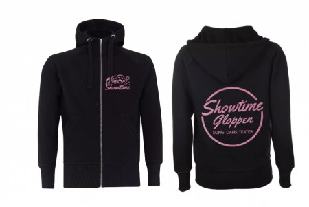 Showtime sort hettejakke 