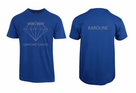 Diamond Dance blå tskjorte