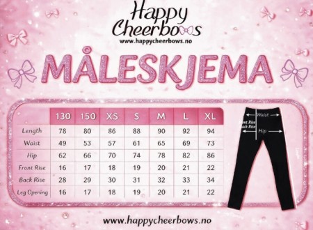 Måleskjema tights 