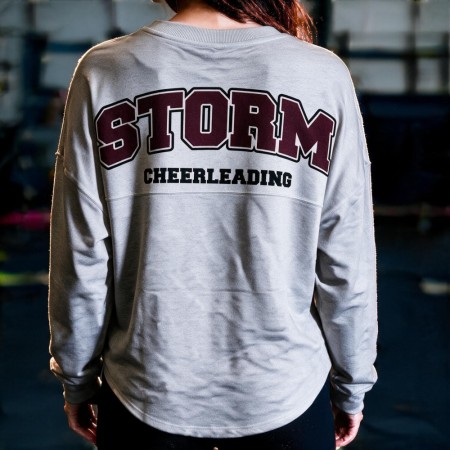 Storm cheerleading Grå spirit jersey 