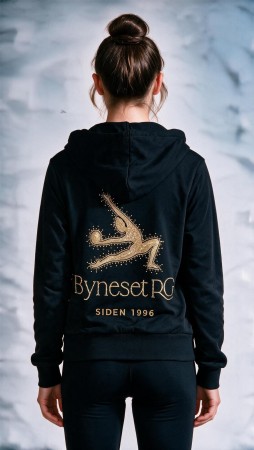 Byneset RG sort happy jacket m/rhinestone logo 