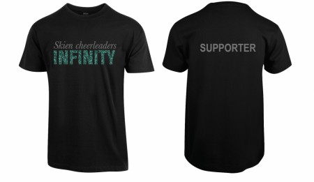 Skien Cheerleaders Infinity supporter t-skjorte