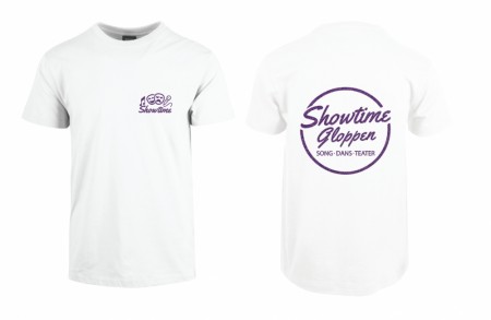 Showtime hvit t-skjorte 