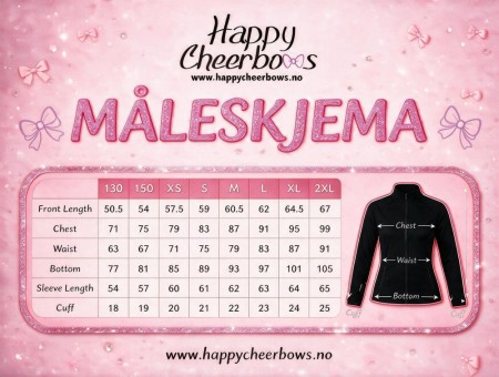 Måleskjema slimjakke