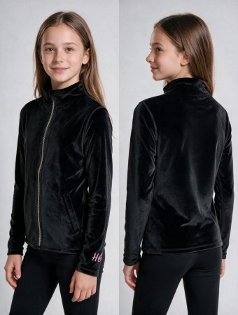 Slimjakke velour 