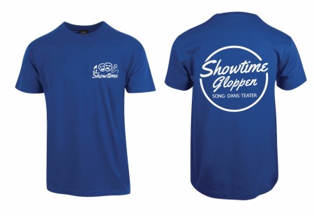 Showtime kongeblå t-skjorte 