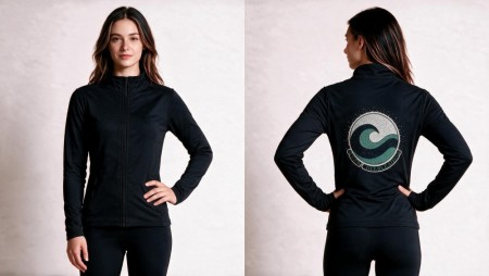 Ocean cheerleading slimjakke m/ rhinestones 