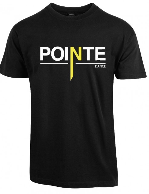 Pointe Dance svart t-skjorte
